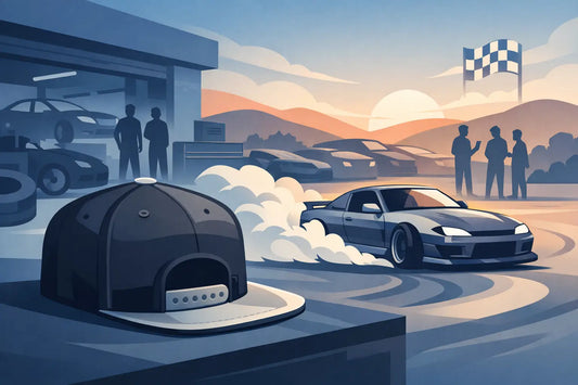 Drifting Snapback Hats for Meets, Garages, and More