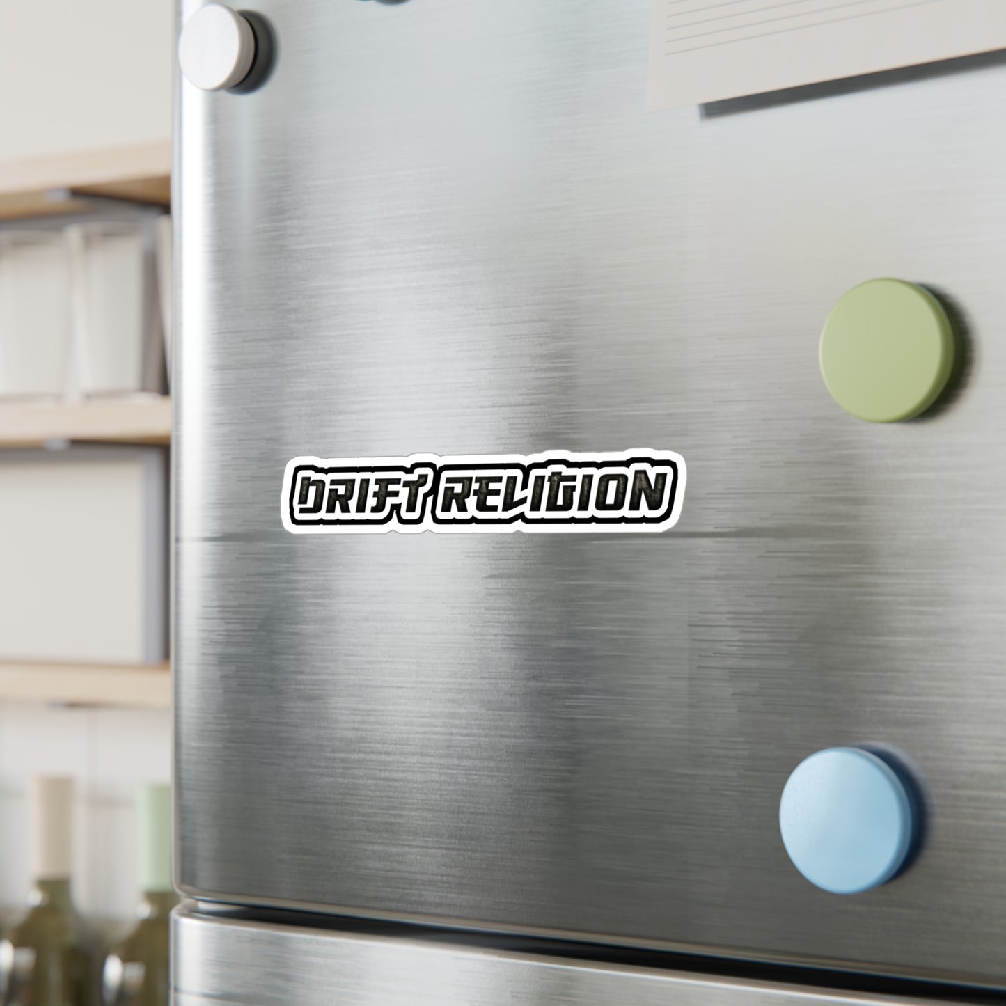 DriftReligion Sticker EZ slap on Car 2"X10"