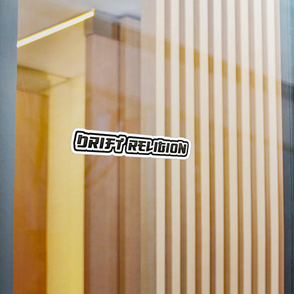 DriftReligion Sticker EZ slap on Car 2"X10"