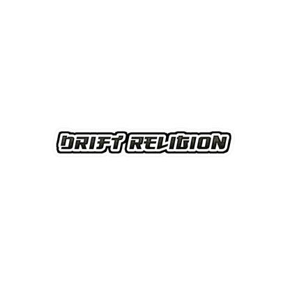 DriftReligion Sticker EZ slap on Car 2"X10"